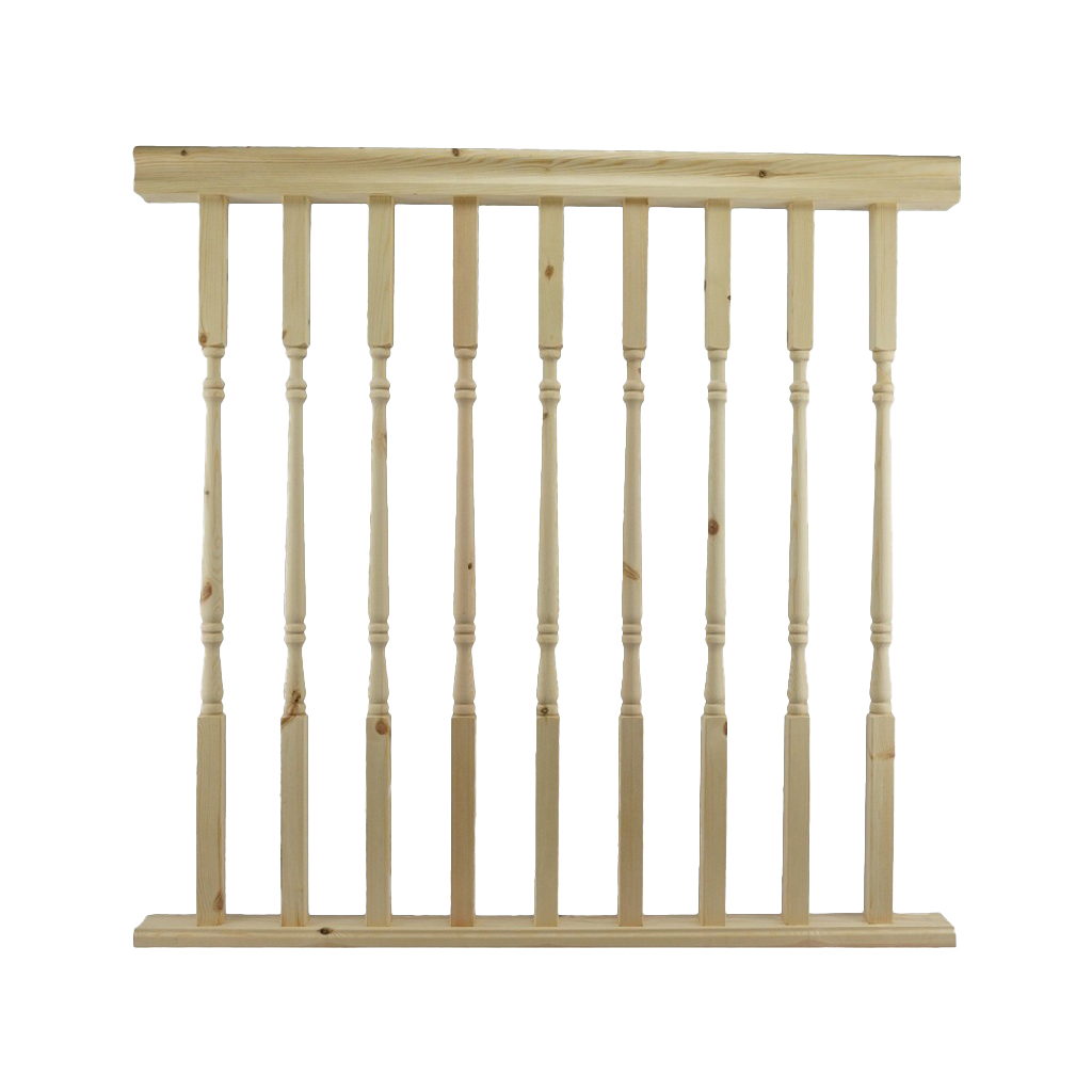 Balustrade grenen spijl 32 ring