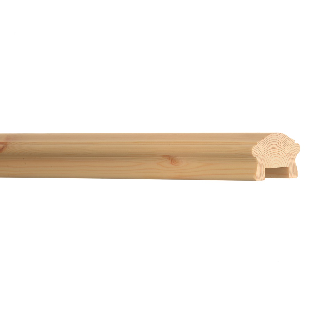 Trapleuning grenen 32 mm.