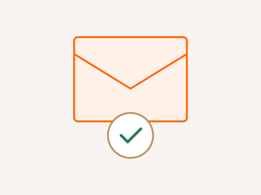 Illustratie retourzending